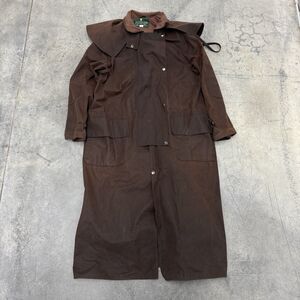 Vintage Men's Jackeroos Australian Outback Coat 47 Inches Long X 20 Pit To Pit